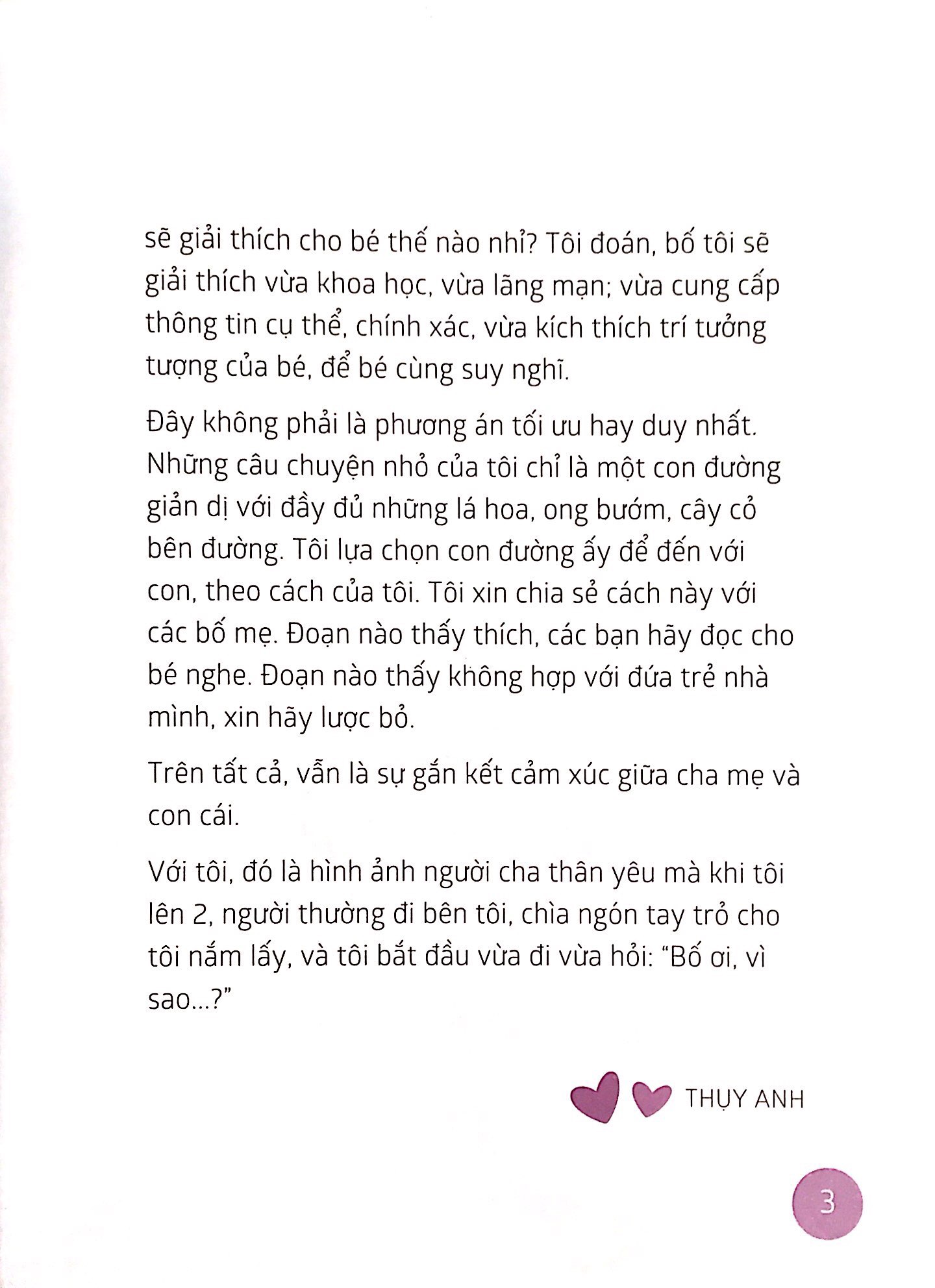 nói sao cho con hiểu: tình yêu là gì