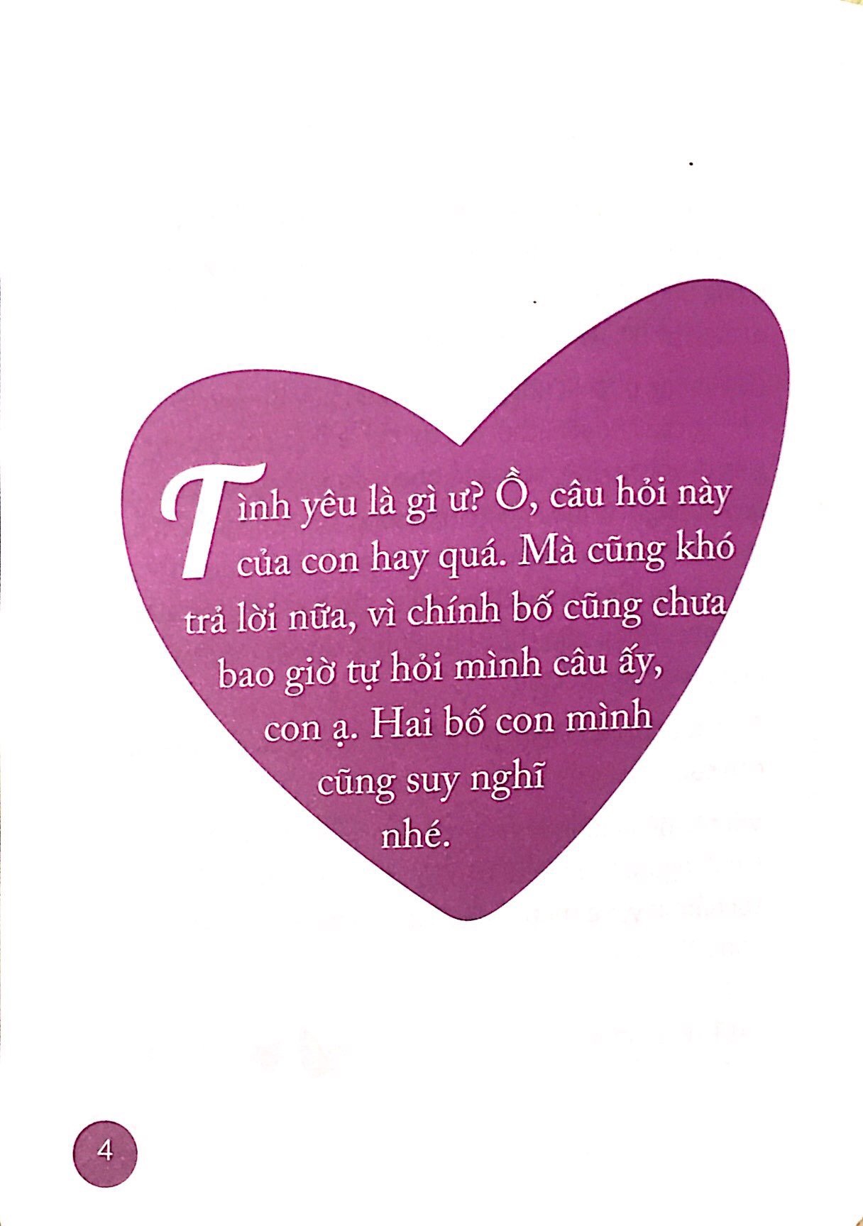 nói sao cho con hiểu: tình yêu là gì