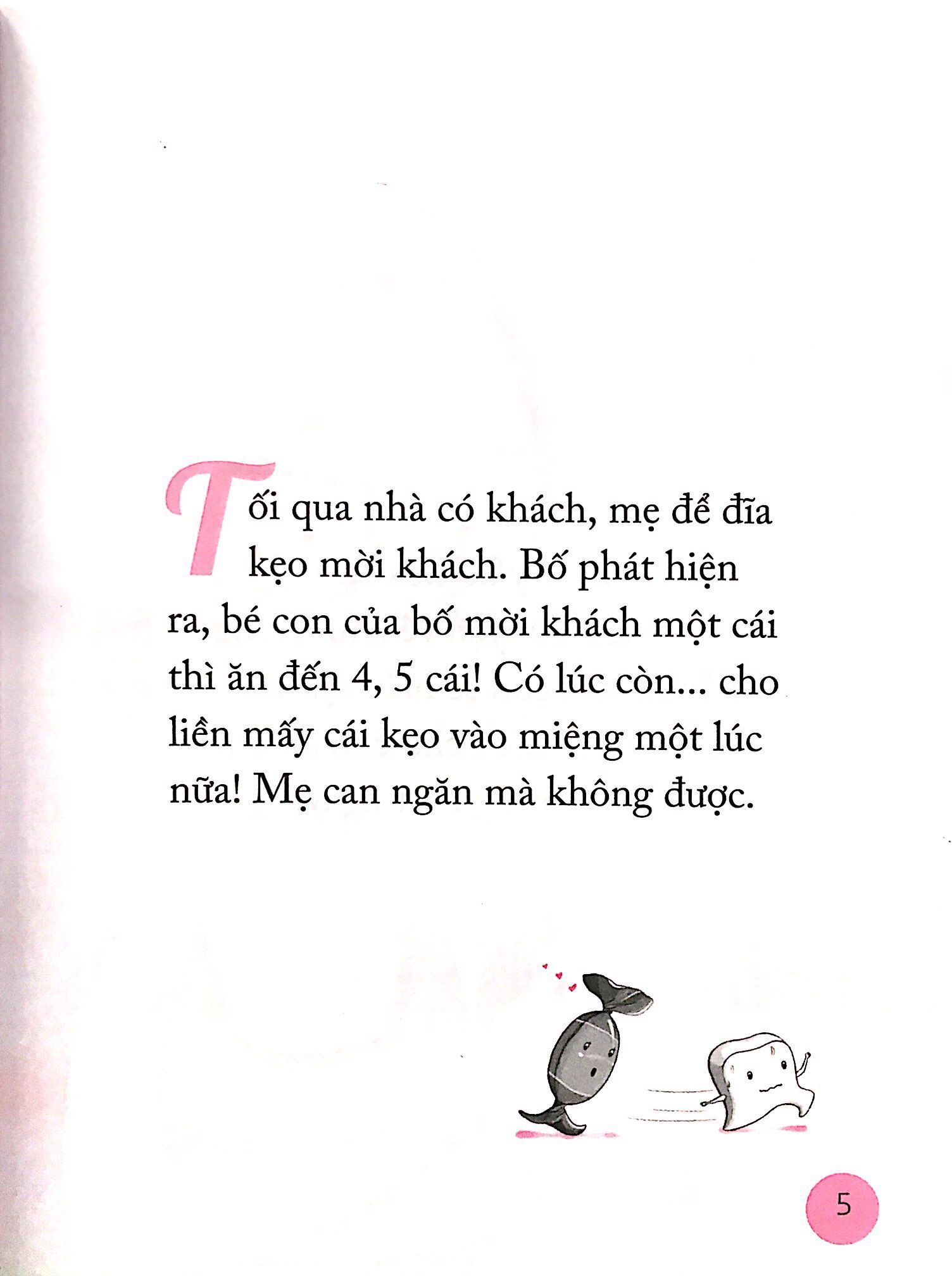 nói sao cho con hiểu: vì sao không nên ăn kẹo trước khi đi ngủ