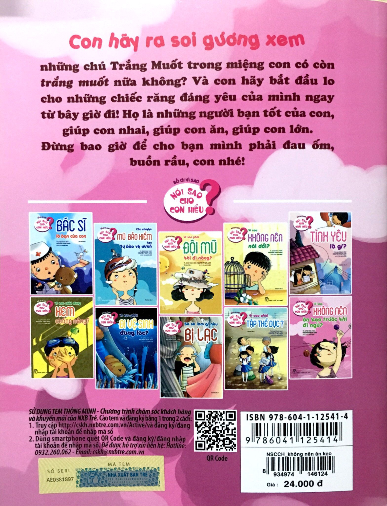 nói sao cho con hiểu: vì sao không nên ăn kẹo trước khi đi ngủ
