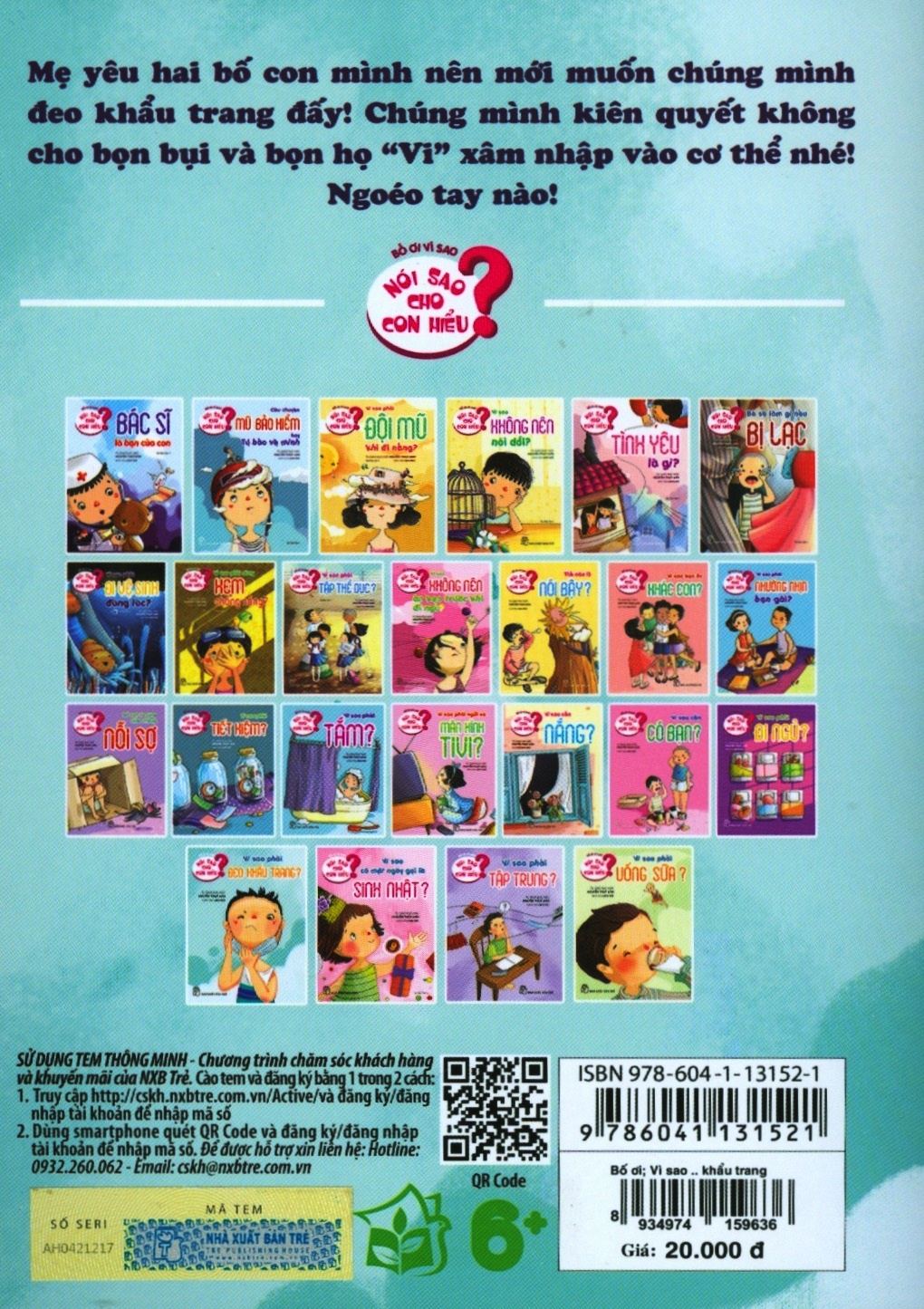 nói sao cho con hiểu - vì sao phải đeo khẩu trang