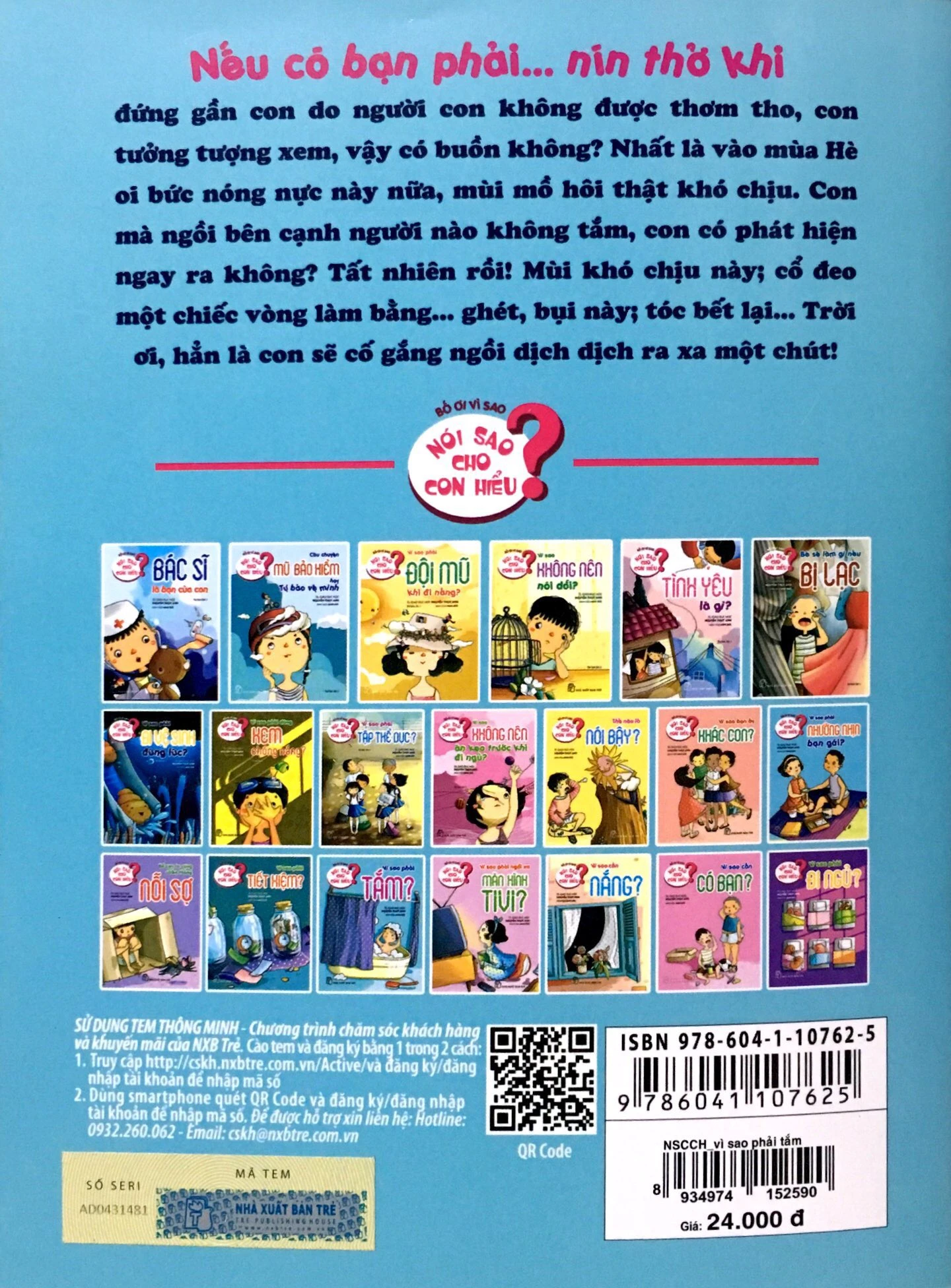 nói sao cho con hiểu - vì sao phải tắm?