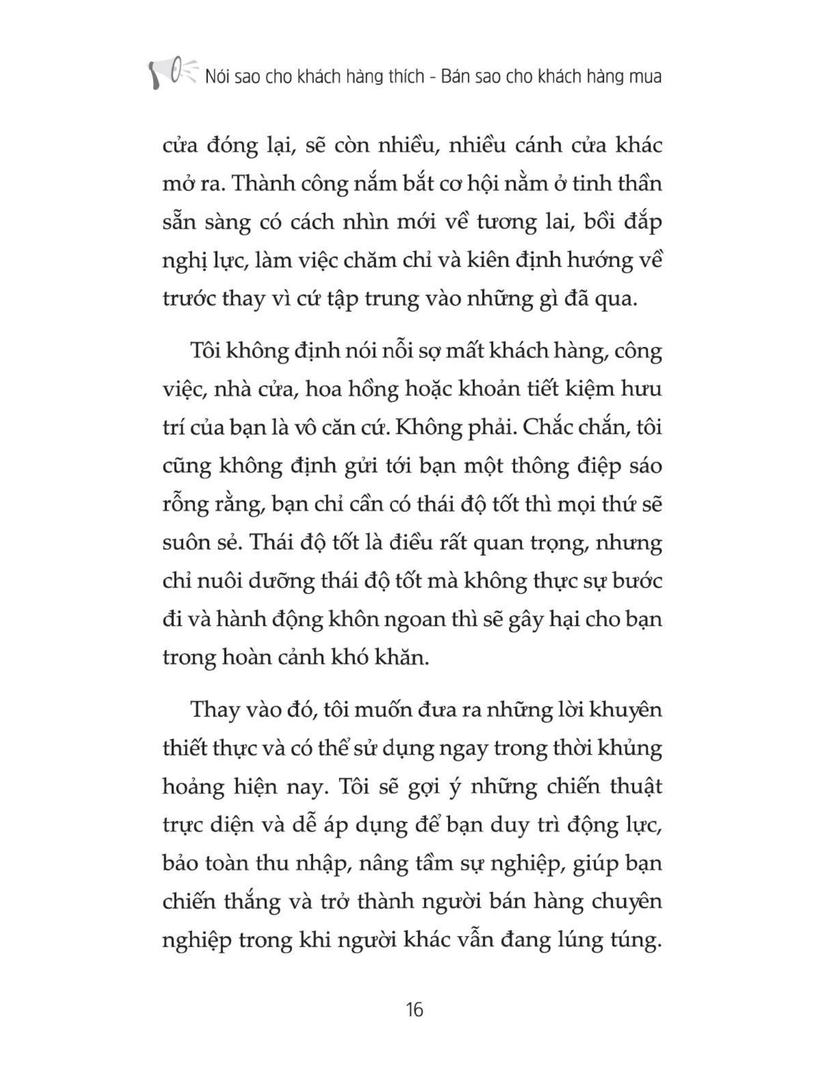 nói sao cho khách hàng thích - bán sao cho khách hàng mua