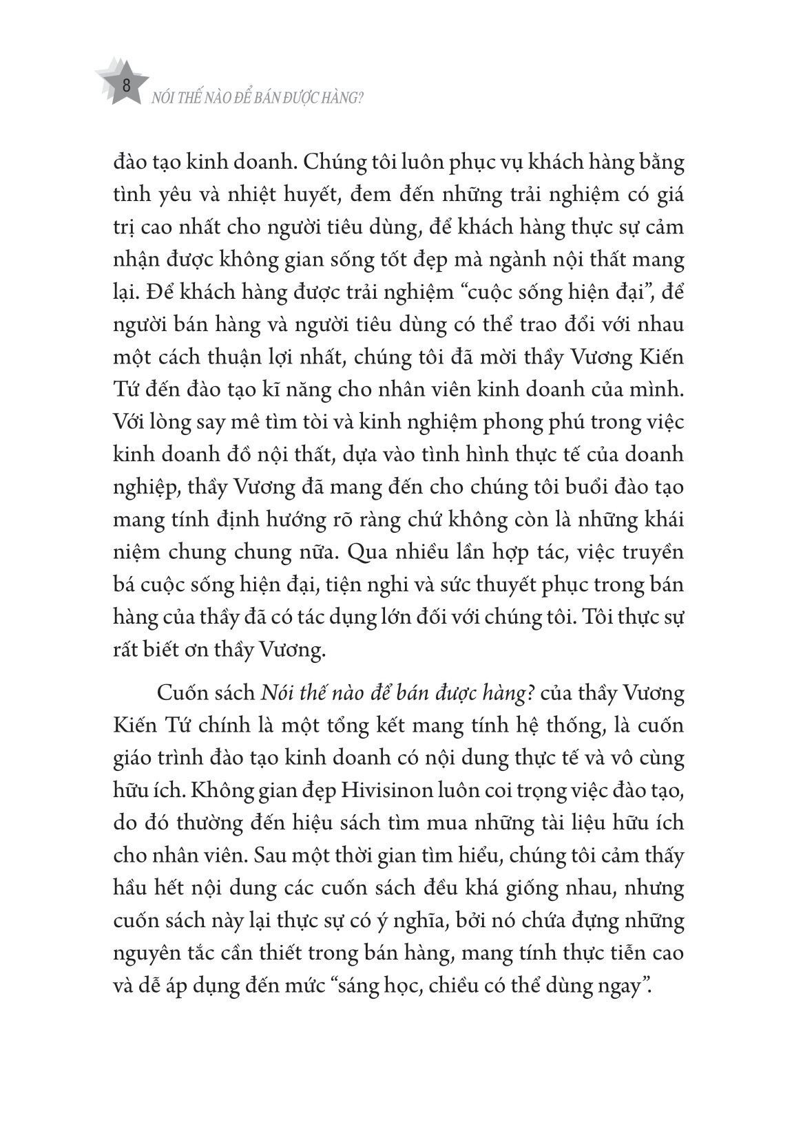 nói thế nào để bán được hàng?