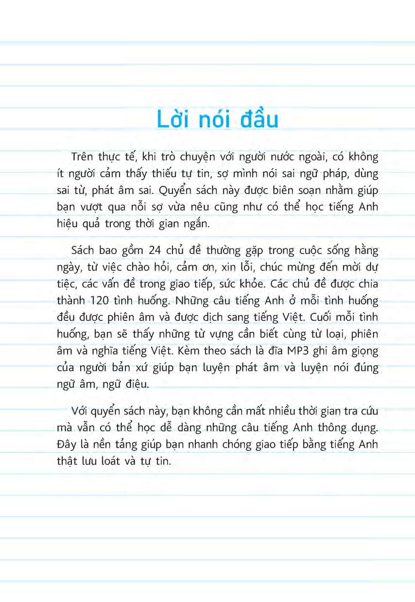 nói tiếng anh với 24 chủ đề cần thiết - kèm 1 đĩa mp3