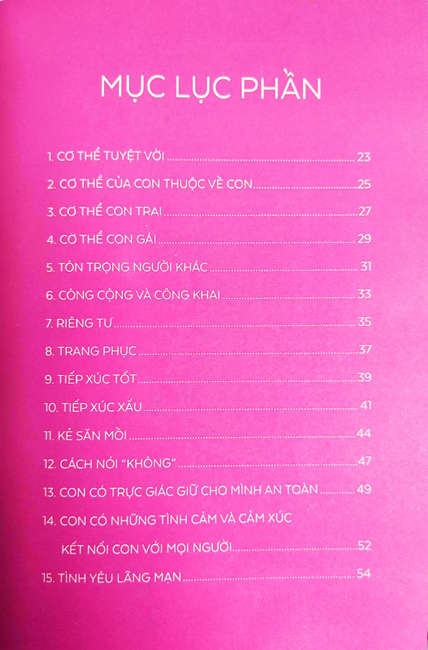 nói với con về giới tính