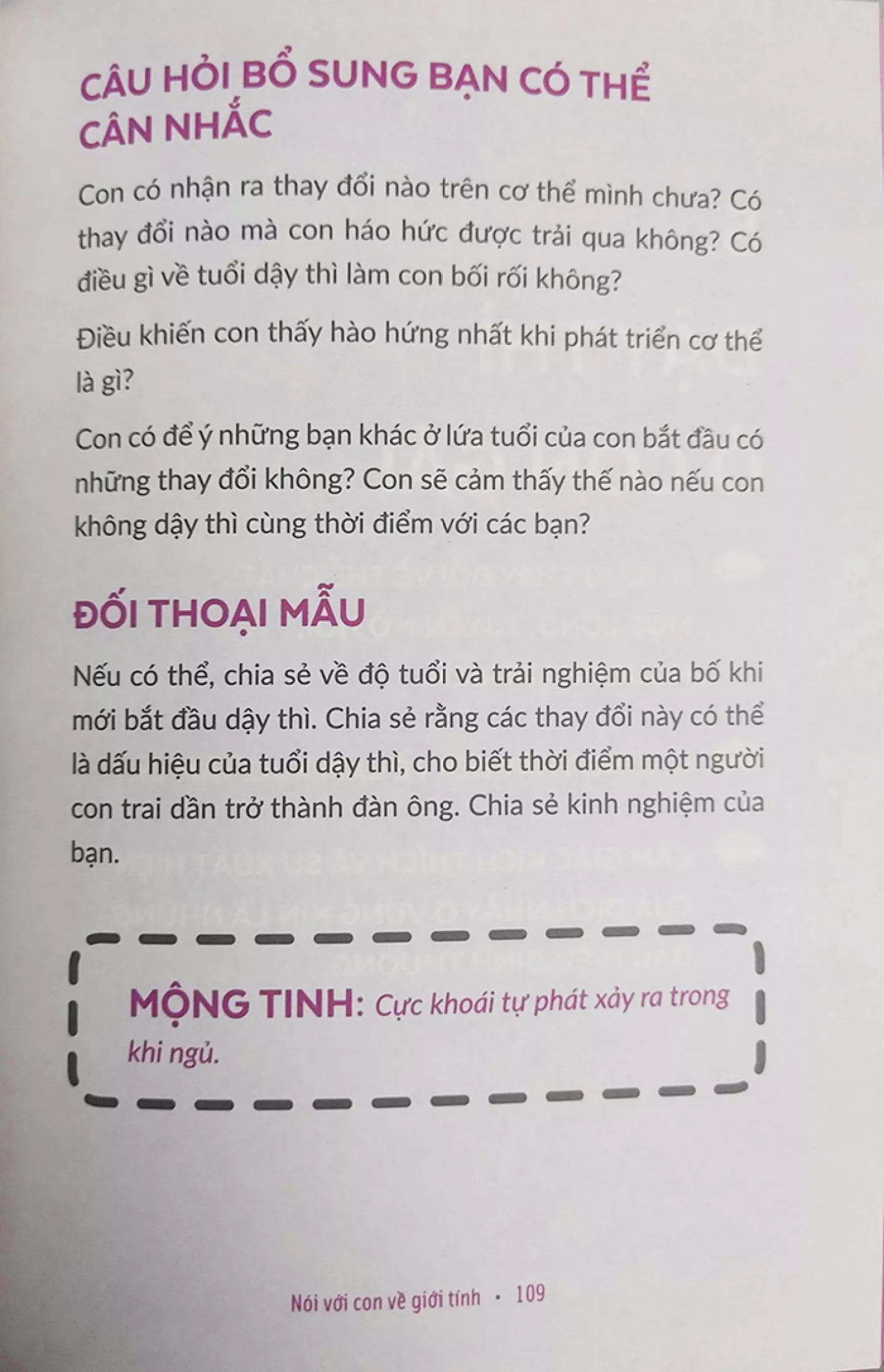 nói với con về giới tính