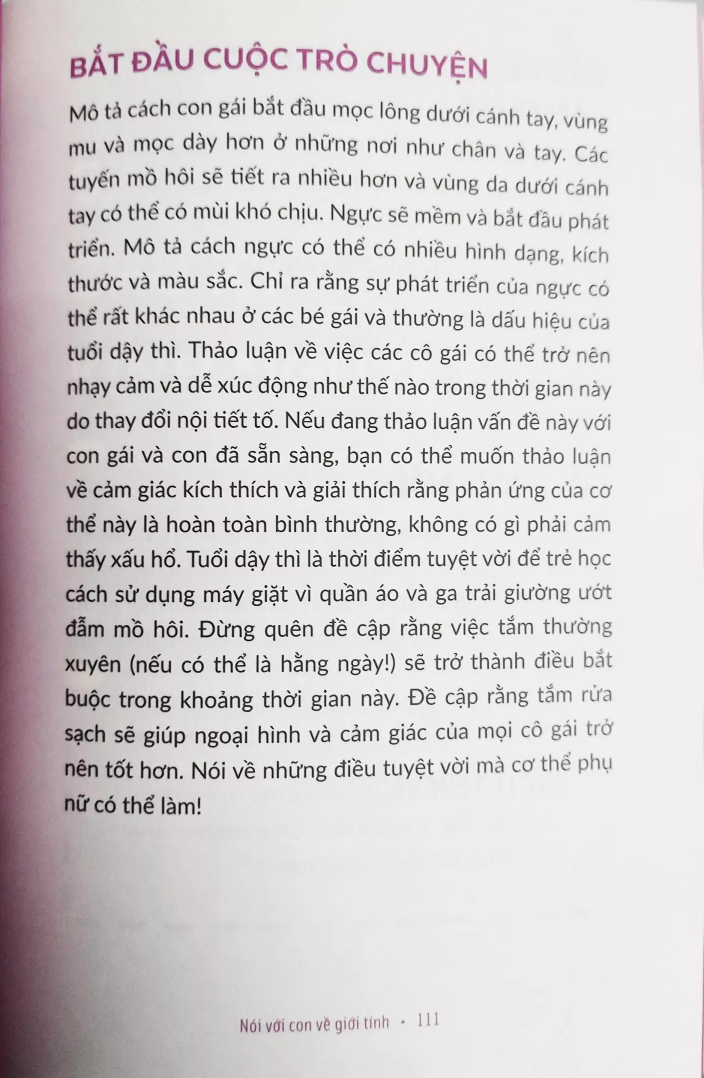 nói với con về giới tính