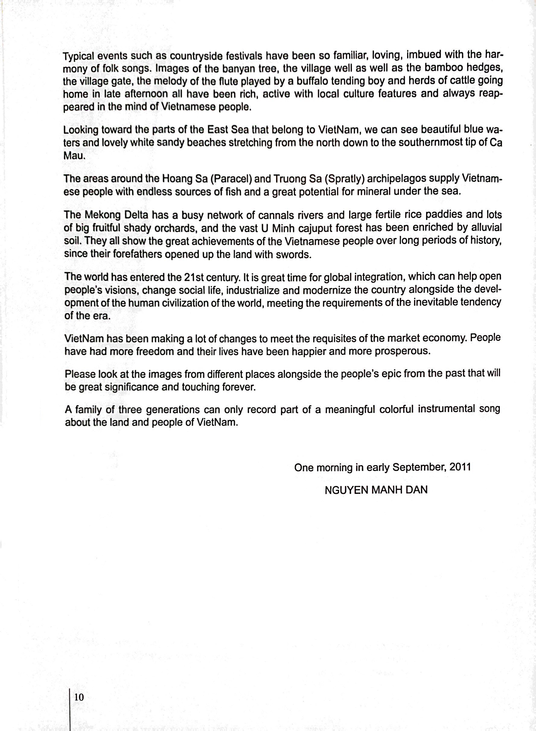 non sông nước việt - land and people of viet nam