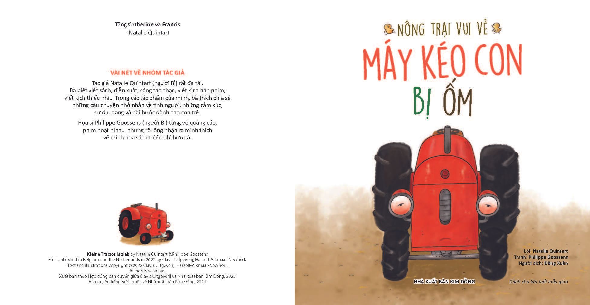 nông trại vui vẻ - máy kéo con bị ốm