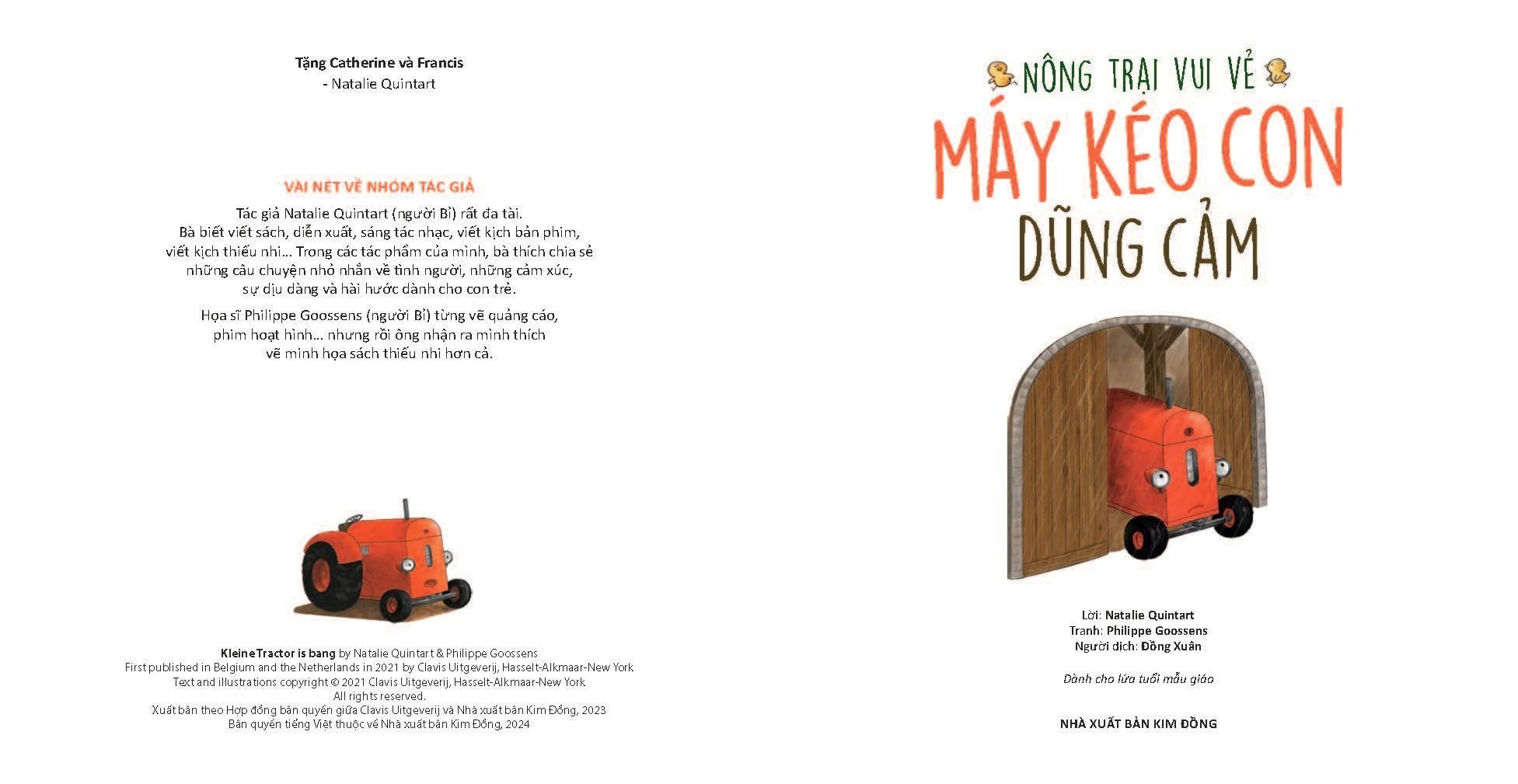 nông trại vui vẻ - máy kéo con dũng cảm