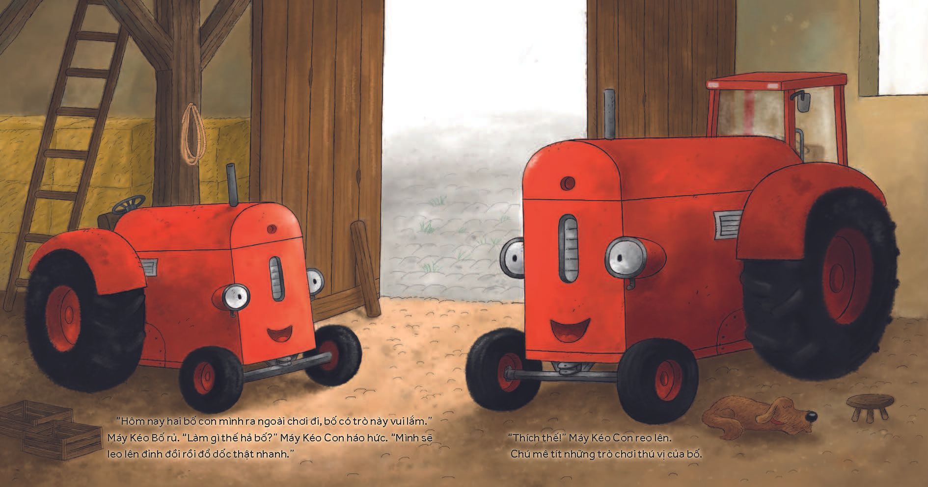 nông trại vui vẻ - máy kéo con dũng cảm