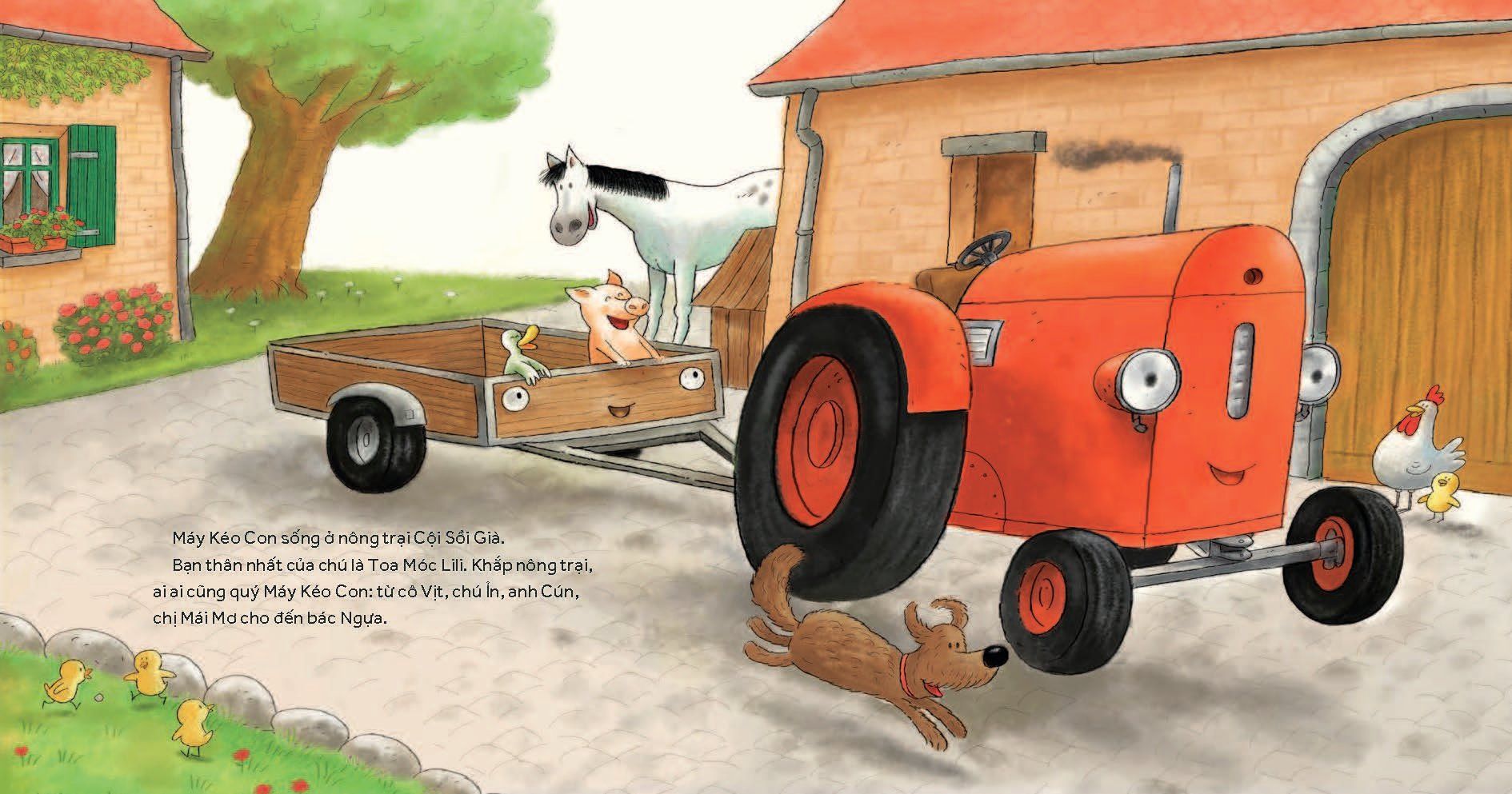 nông trại vui vẻ - máy kéo con ghen tị
