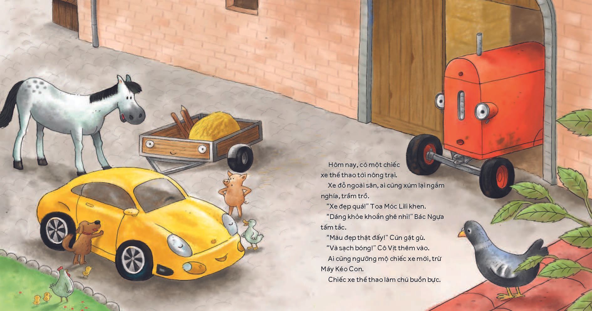 nông trại vui vẻ - máy kéo con ghen tị