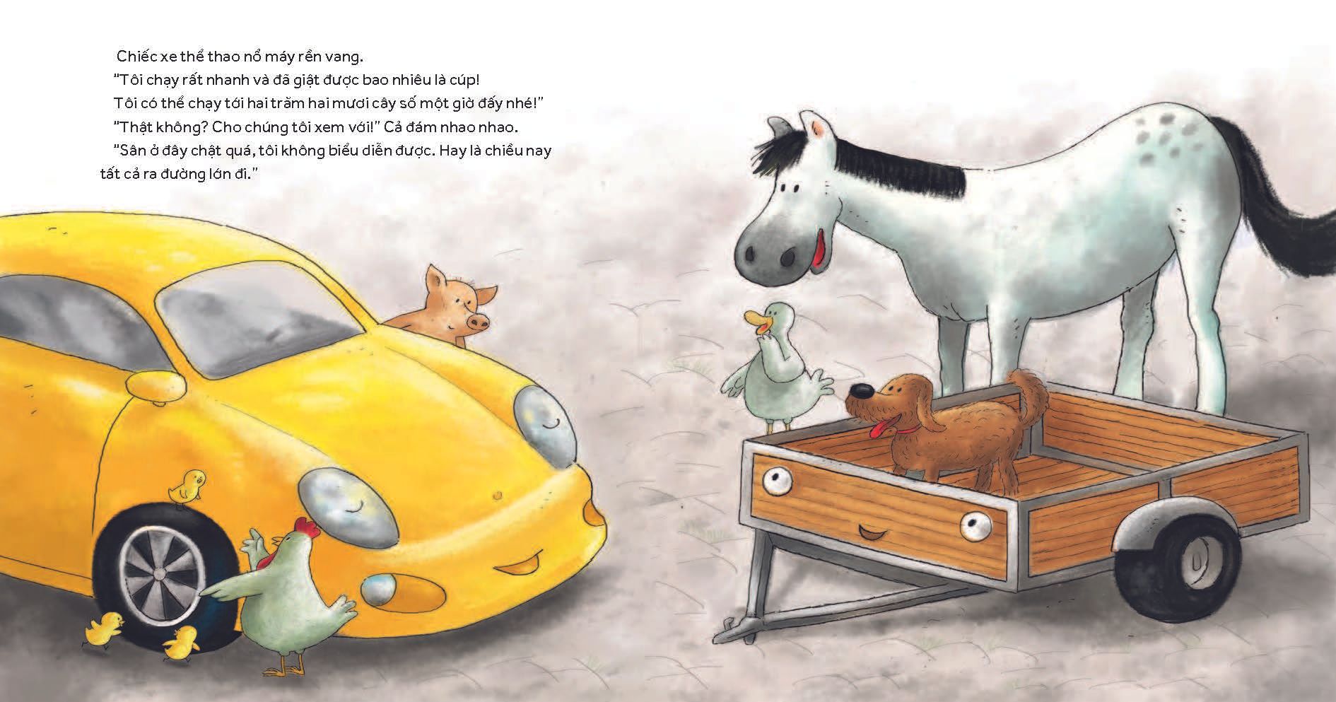 nông trại vui vẻ - máy kéo con ghen tị