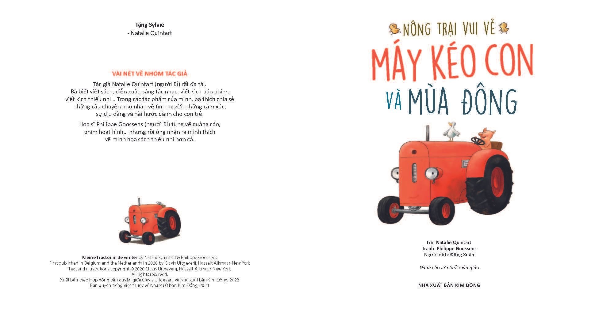 nông trại vui vẻ - máy kéo con và mùa đông