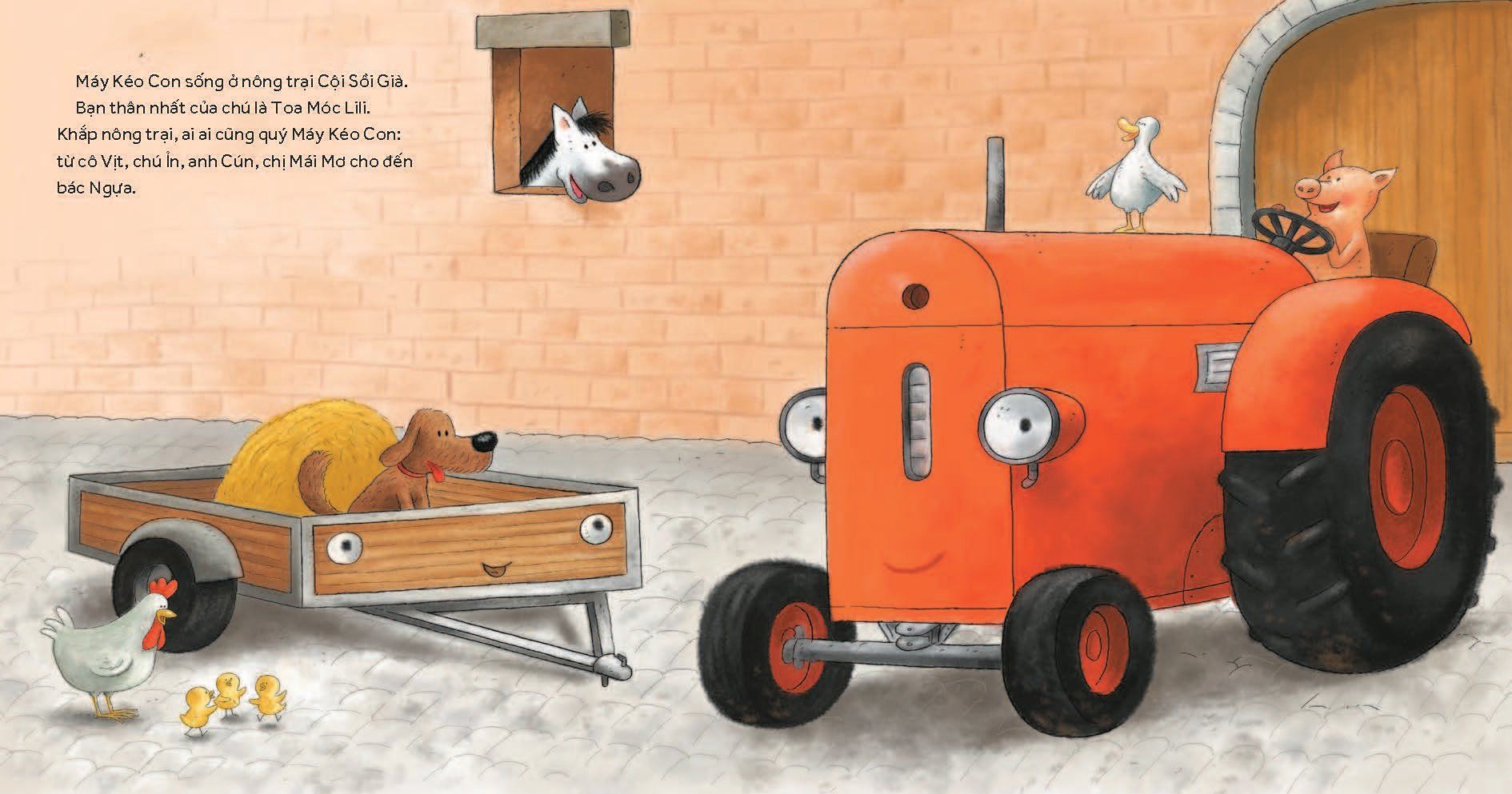 nông trại vui vẻ - máy kéo con và mùa đông