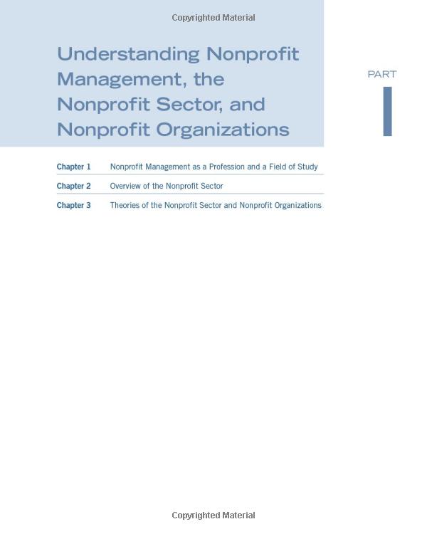 nonprofit management: principles and practice