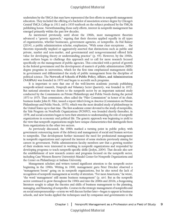 nonprofit management: principles and practice