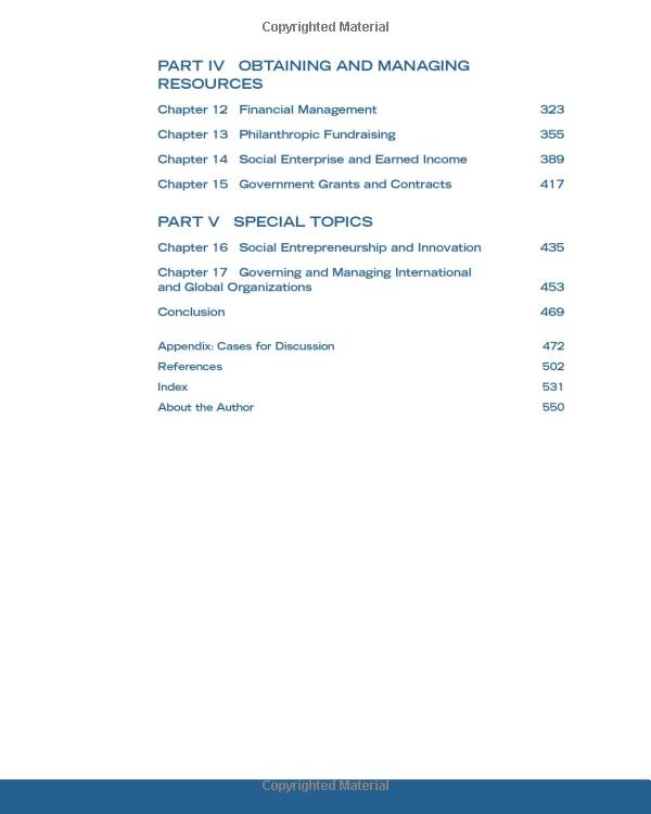 nonprofit management: principles and practice