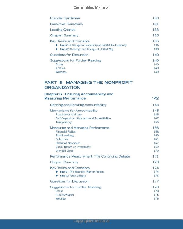 nonprofit management: principles and practice