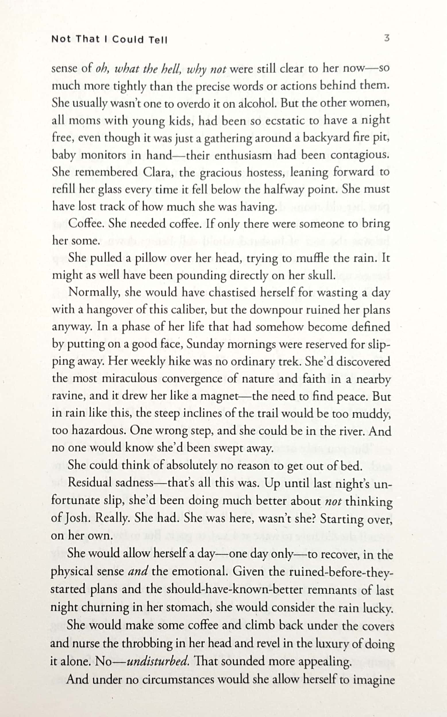 not that i could tell