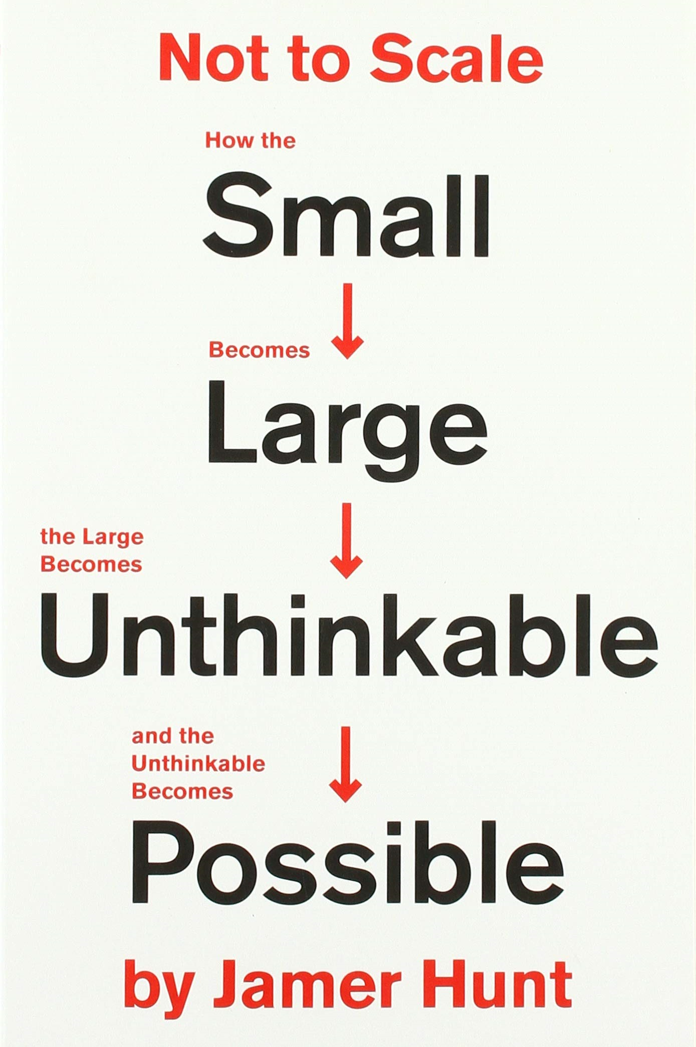 not to scale: how the small becomes large, the large becomes unthinkable, and the unthinkable becomes possible