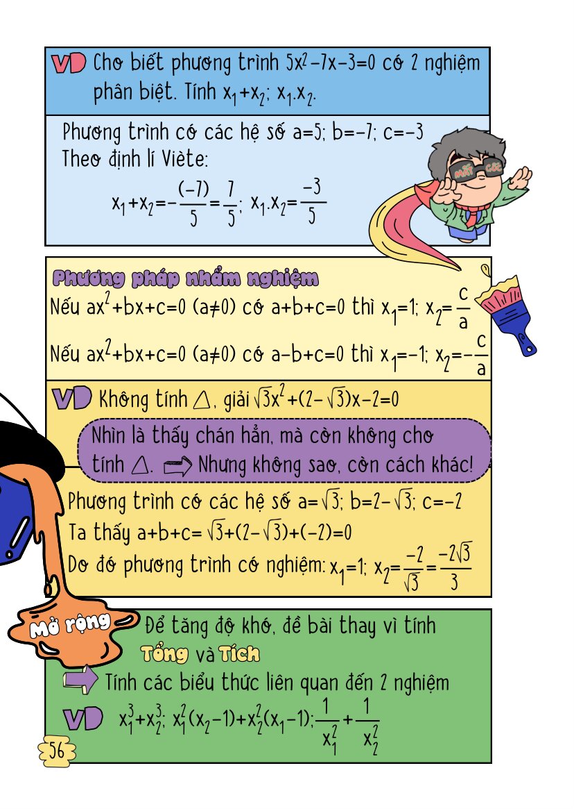 Note Tốc Độ - Công Thức Đại Số Lớp 9