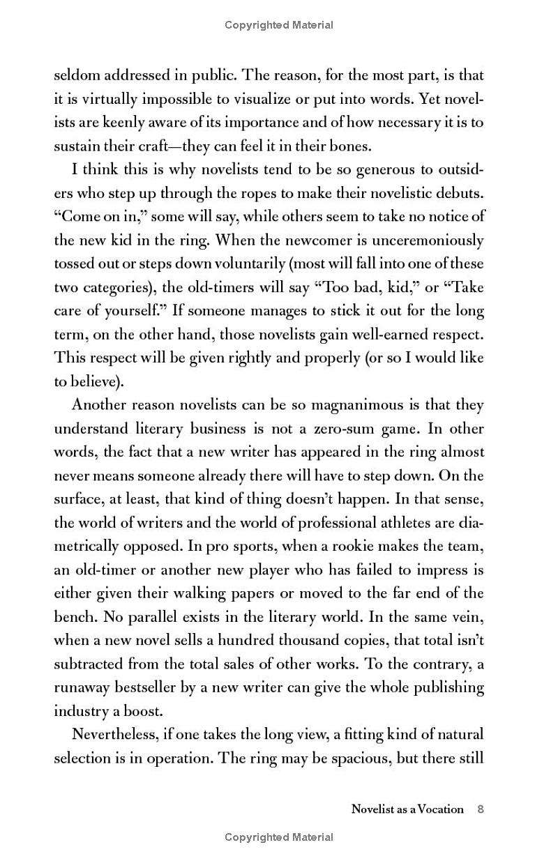 Novelist As A Vocation