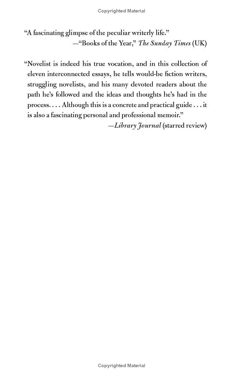 Novelist As A Vocation