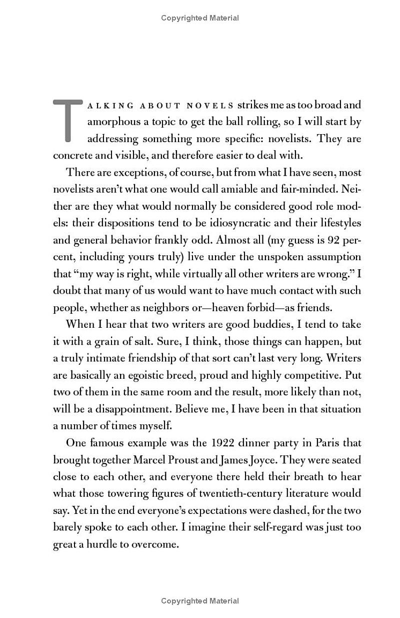 Novelist As A Vocation