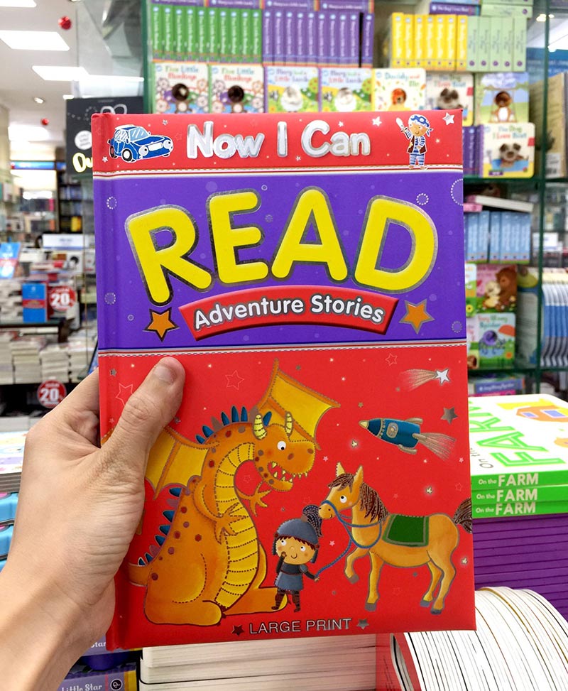 now i can read: adventure stories