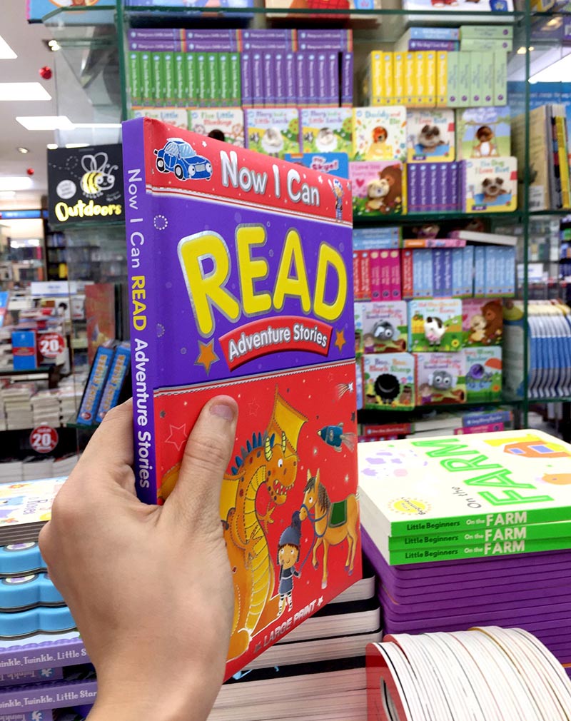 now i can read: adventure stories