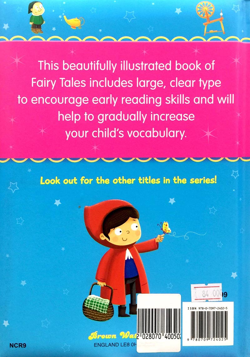 now i can read - fairy tales (large print)