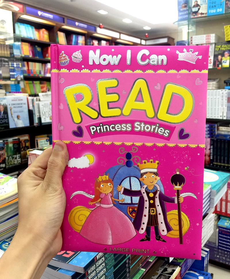 now i can read - princess stories (padded)