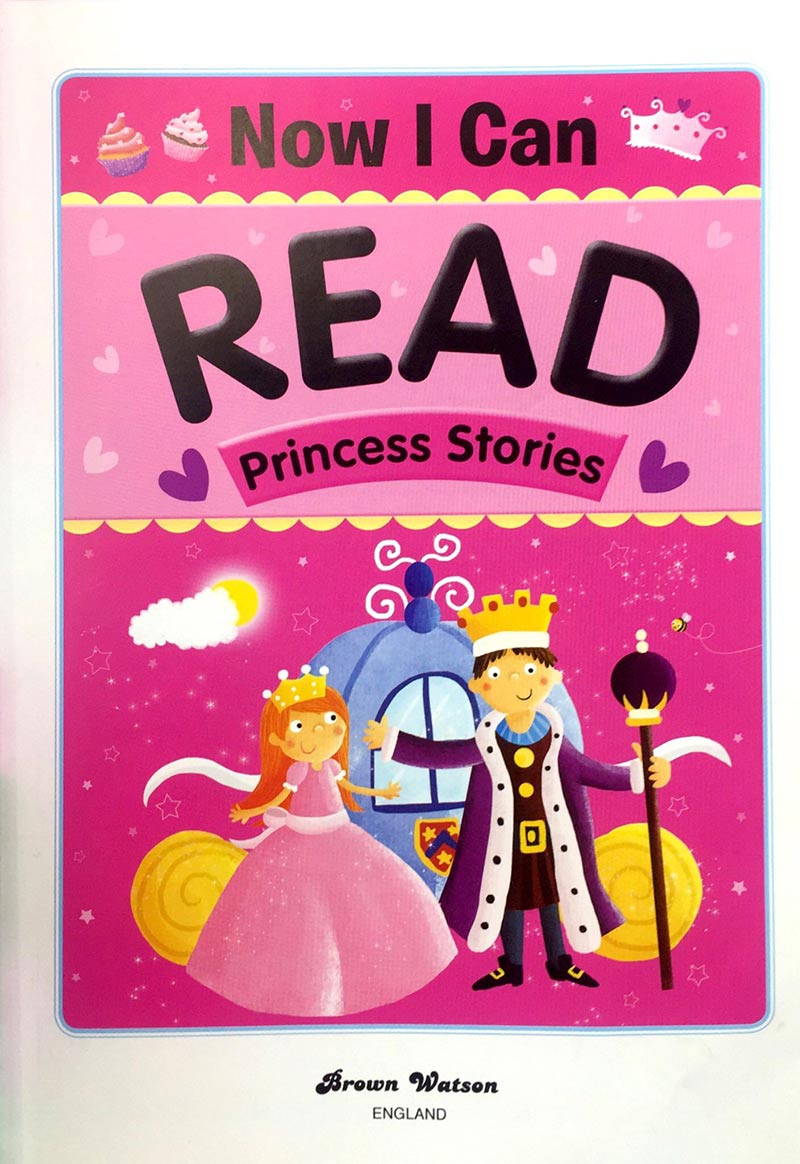 now i can read - princess stories (padded)