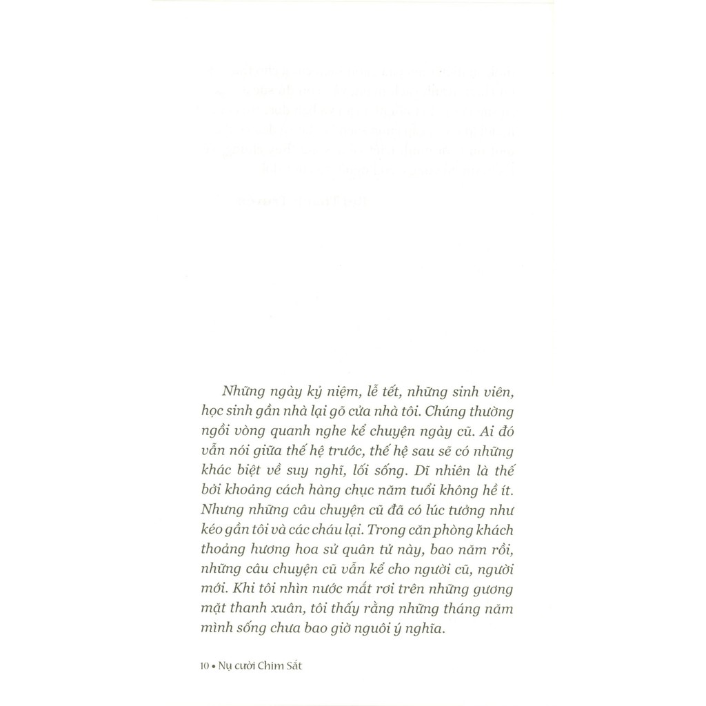 nụ cười chim sắt