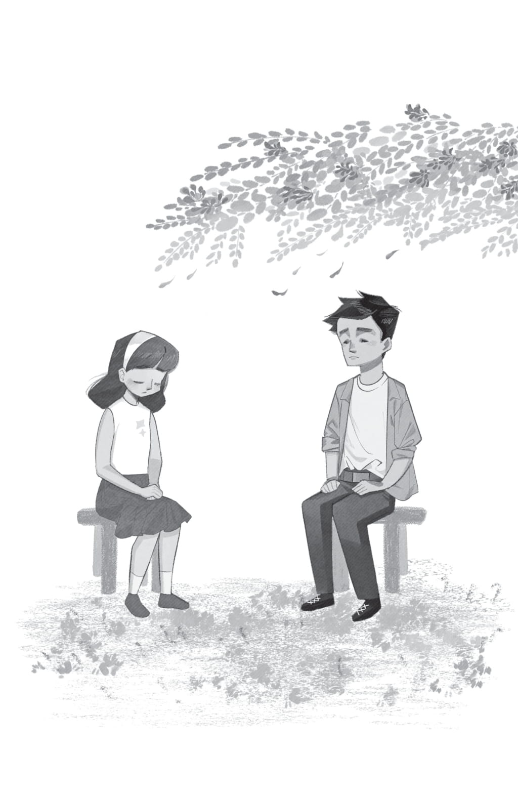 nụ hôn dưới vòm cây