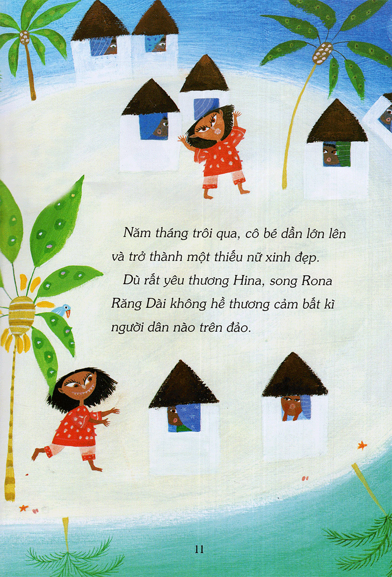 nữ yêu quái rona răng dài