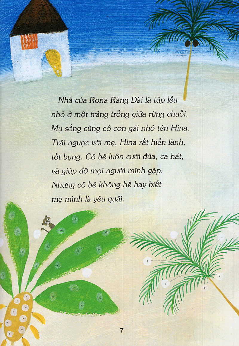 nữ yêu quái rona răng dài