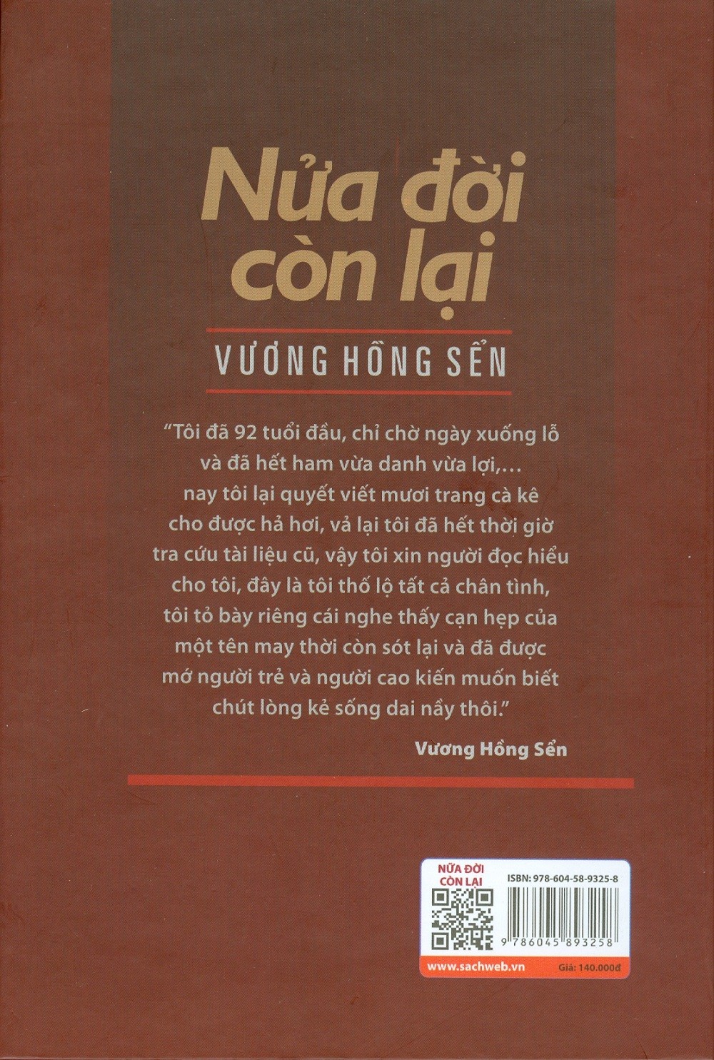 nửa đời còn lại (tái bản 2020)