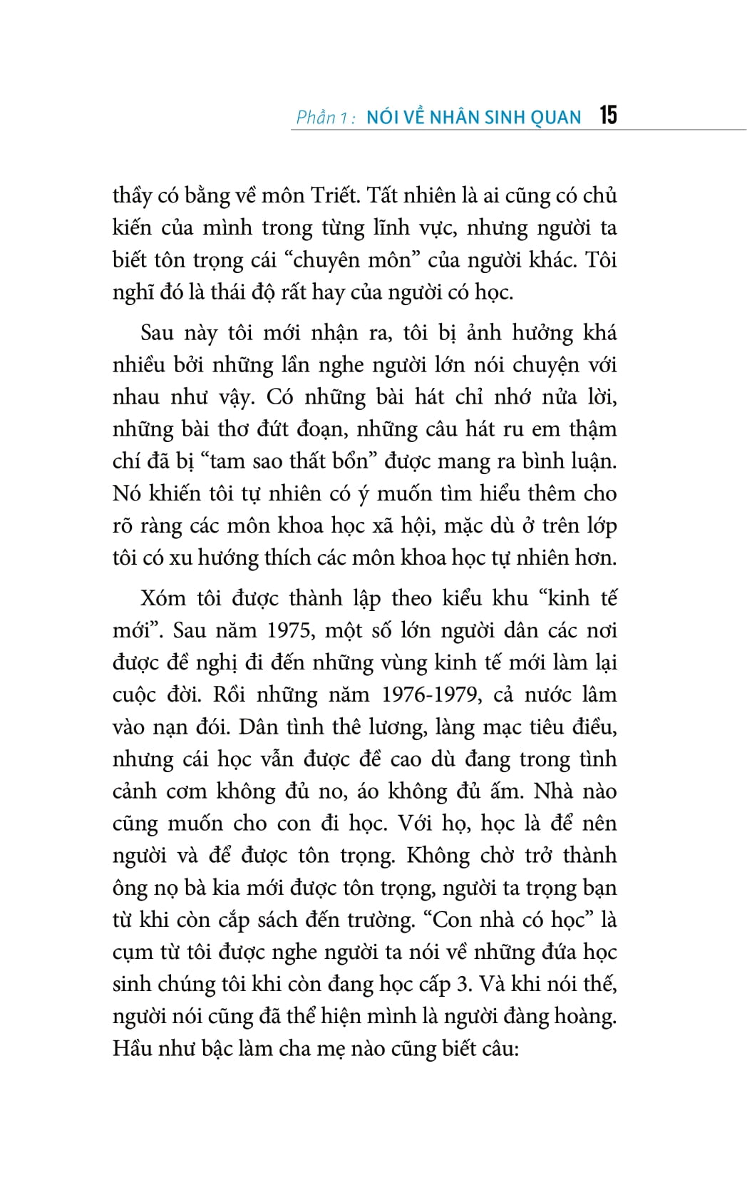nửa gánh suy tư - hành trình trở thành một người có giá trị