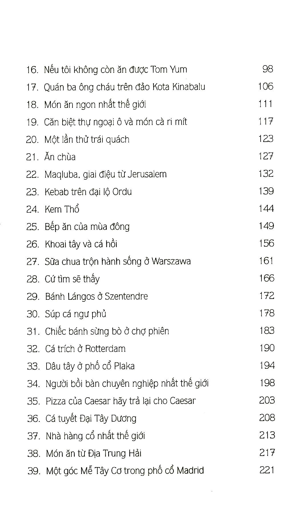 nửa vòng trái đất uống một ly trà