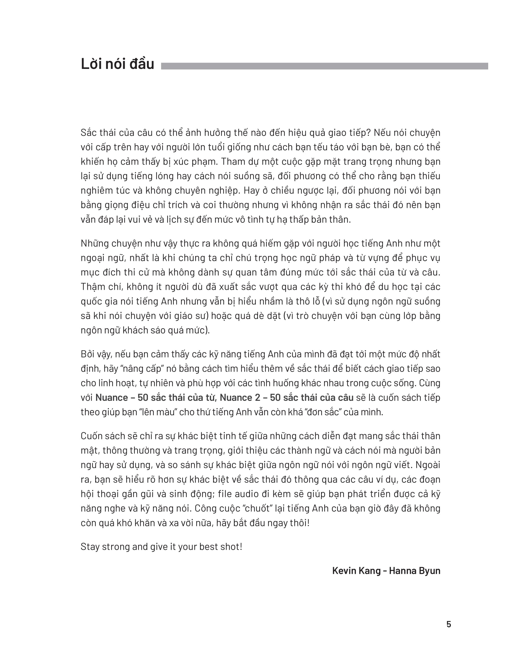 nuance 2 - 50 sắc thái câu