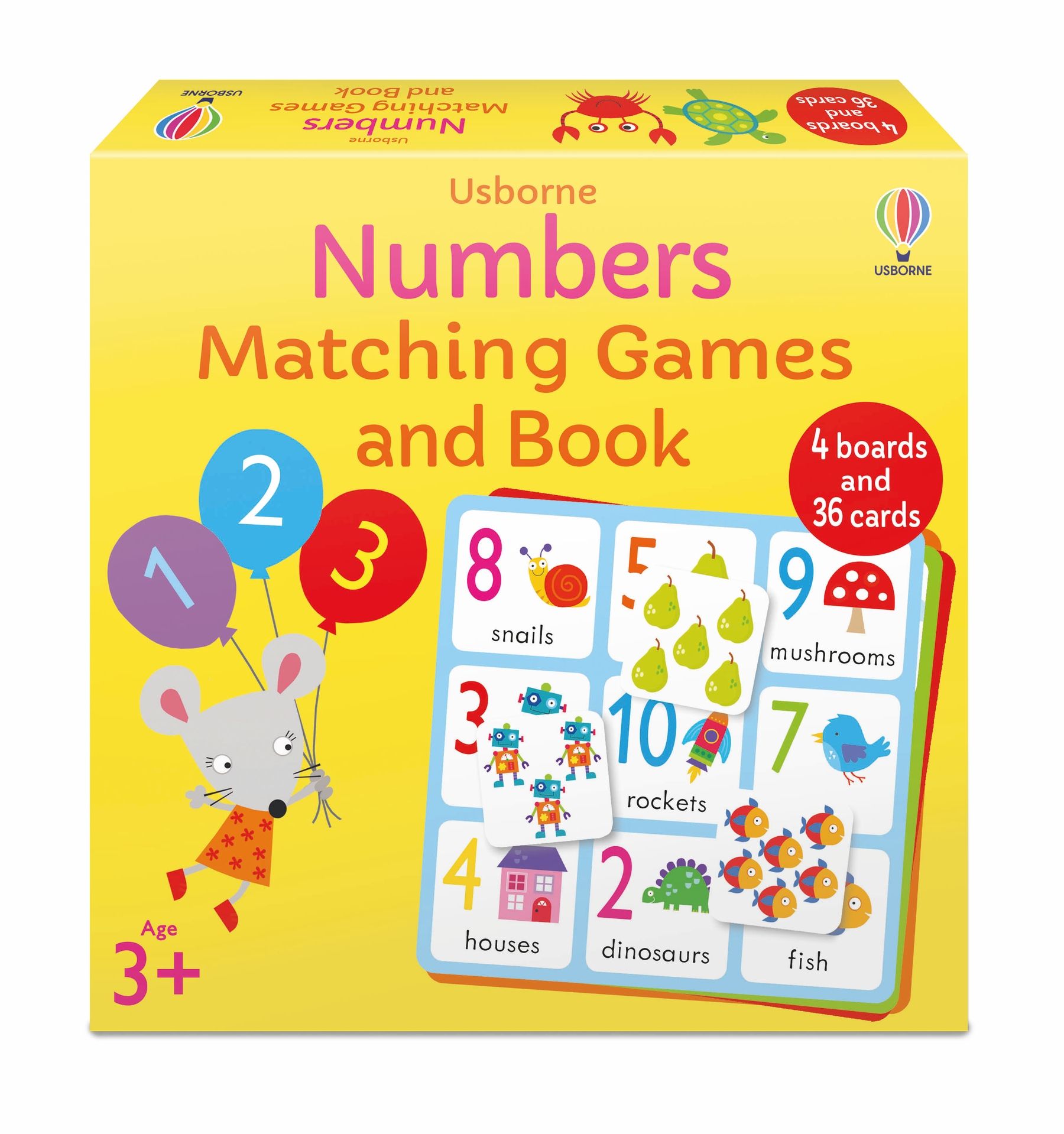 numbers matching games and book