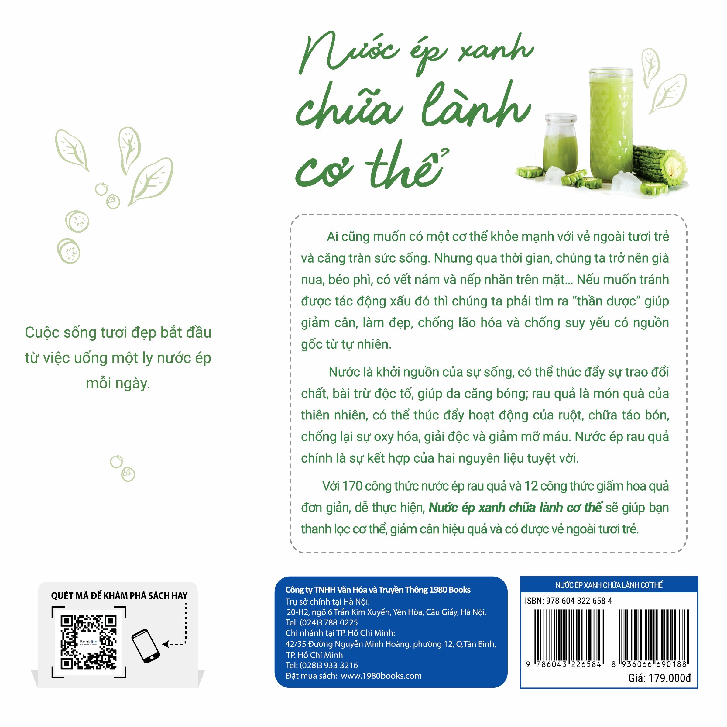 nước ép xanh chữa lành cơ thể