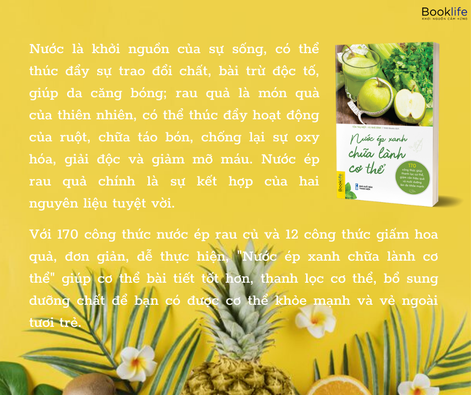 nước ép xanh chữa lành cơ thể