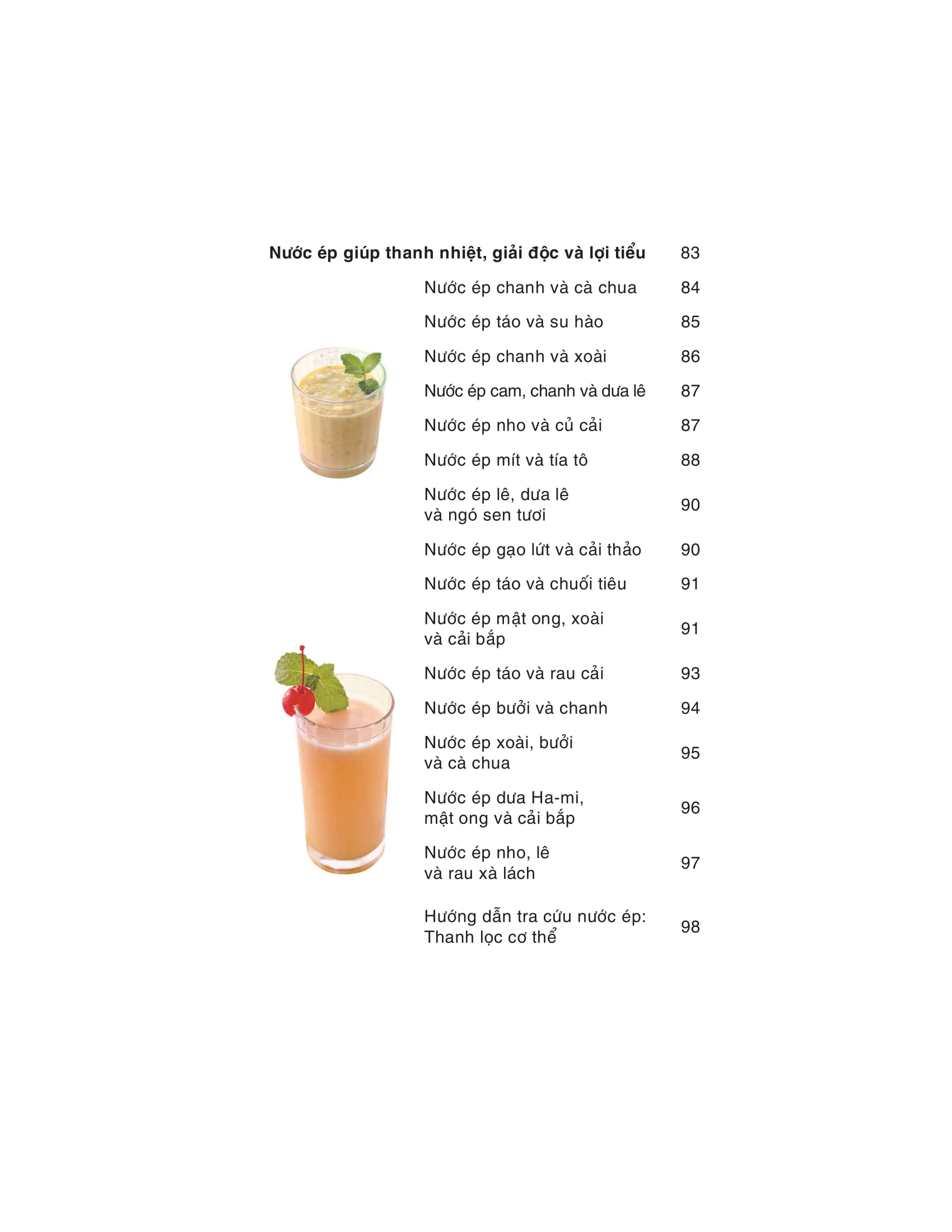 nước ép xanh chữa lành cơ thể