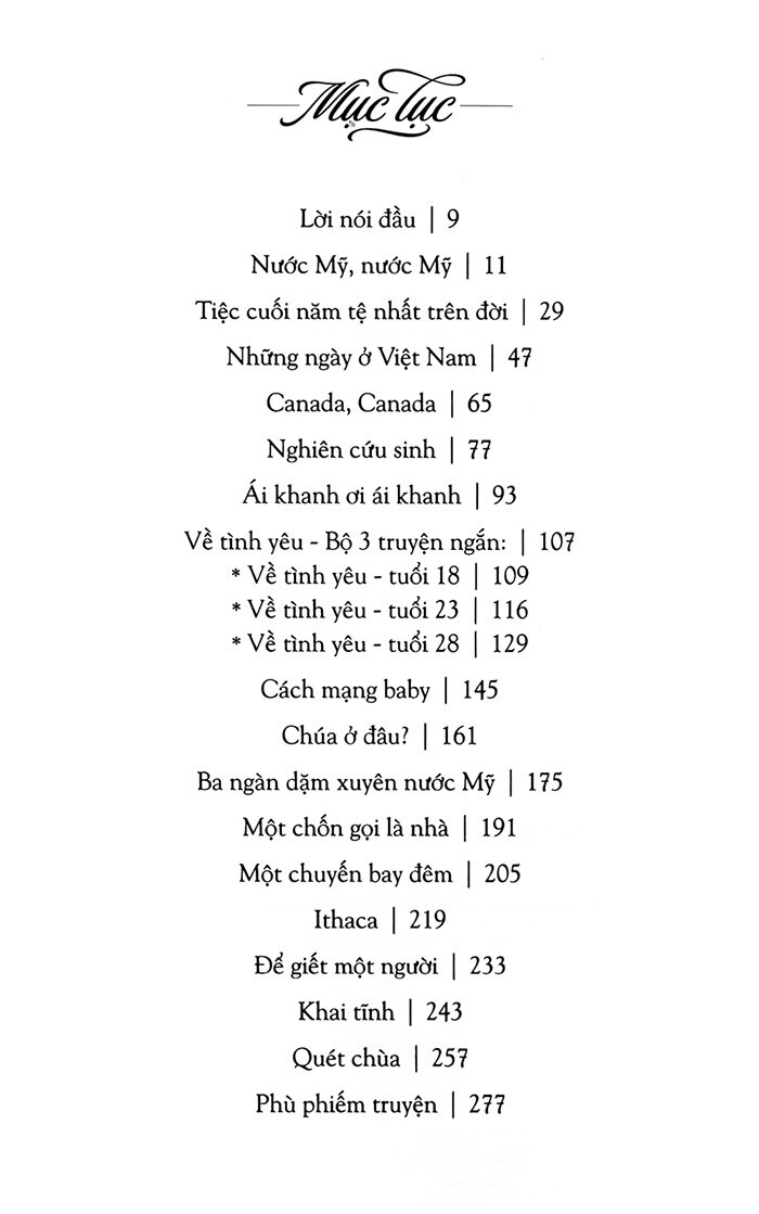 nước mỹ, nước mỹ và những truyện ngắn mới