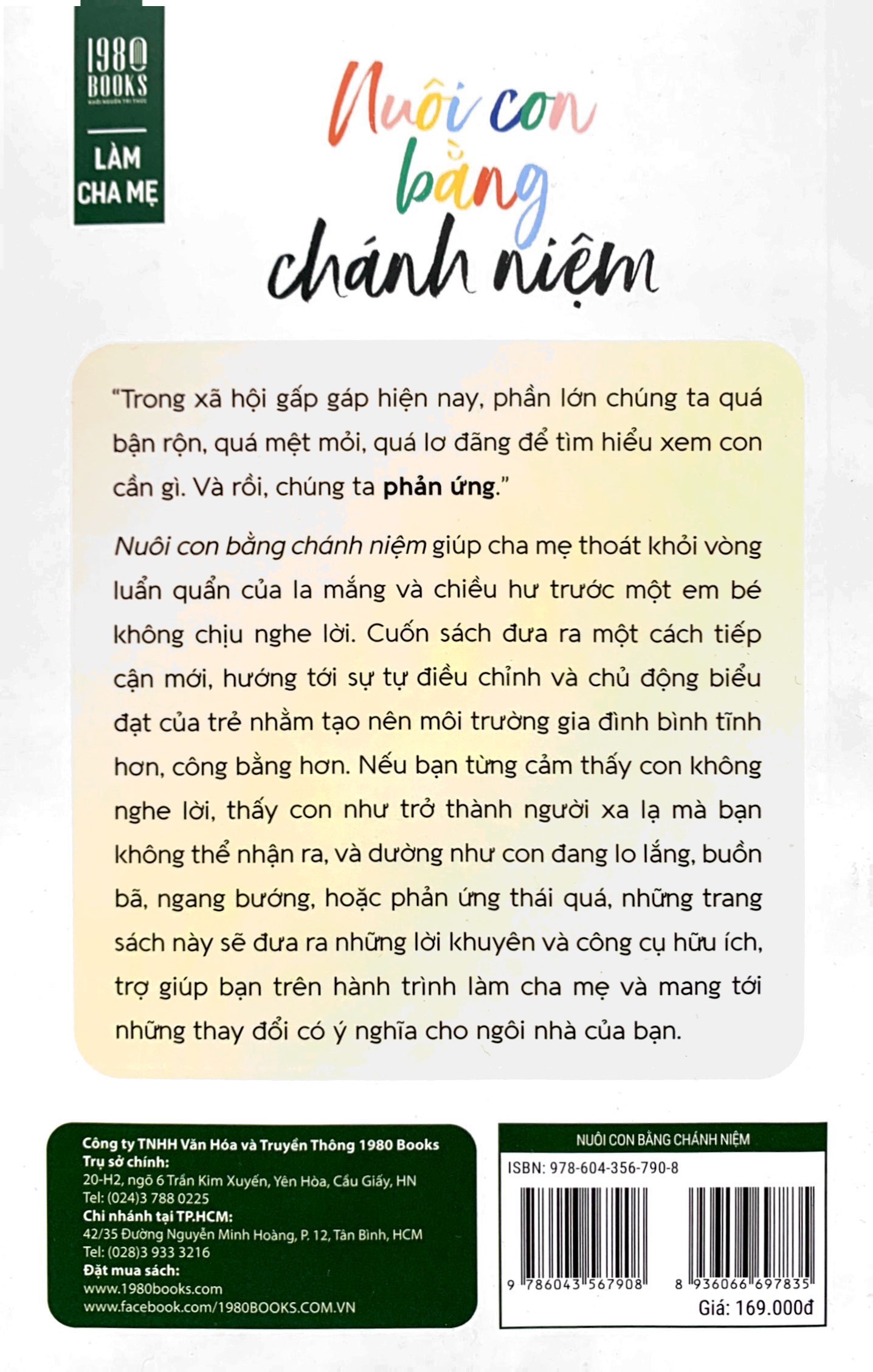 nuôi con bằng chánh niệm
